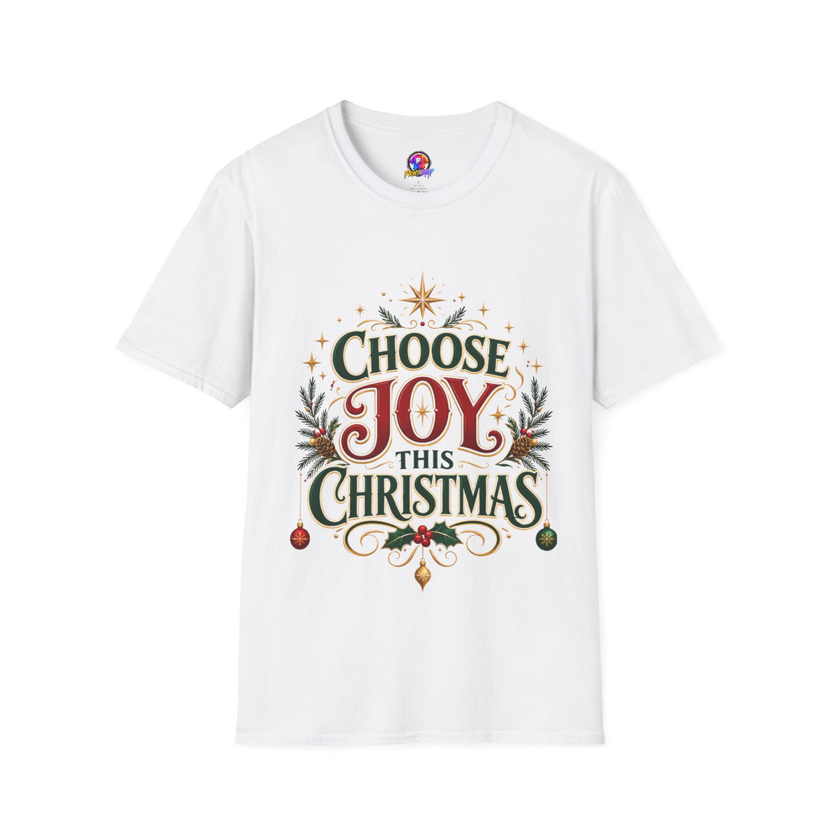 Choose Joy This Christmas T-Shirt — Festive Holiday Graphic Tee