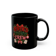 Auntie’s Christmas Crew Black Mug — Festive Holiday Coffee Cup
