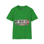 Mexico Pride Graphic T-Shirt — Retro Mexican Flag Design