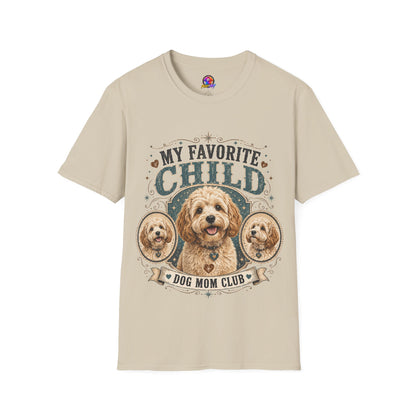 My Favorite Child Dog Mom T-Shirt — Cute Doodle Portrait Pet Lover Tee