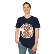 Pink Together Stronger Forever Shield Badge T-Shirt, Breast Cancer Heart Ribbon Tee - Trending Now - September 2026