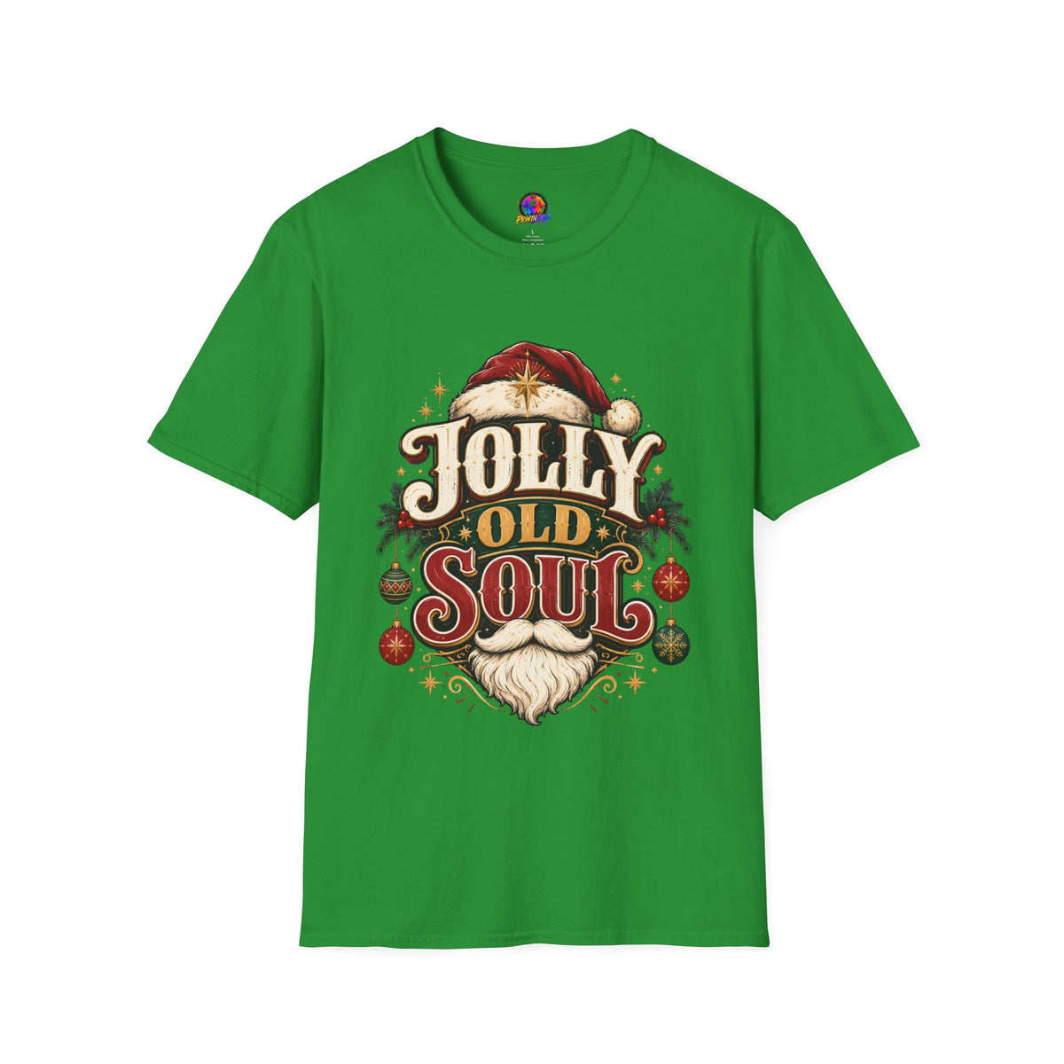 Jolly Old Soul T-Shirt — Vintage Santa Holiday Graphic Tee