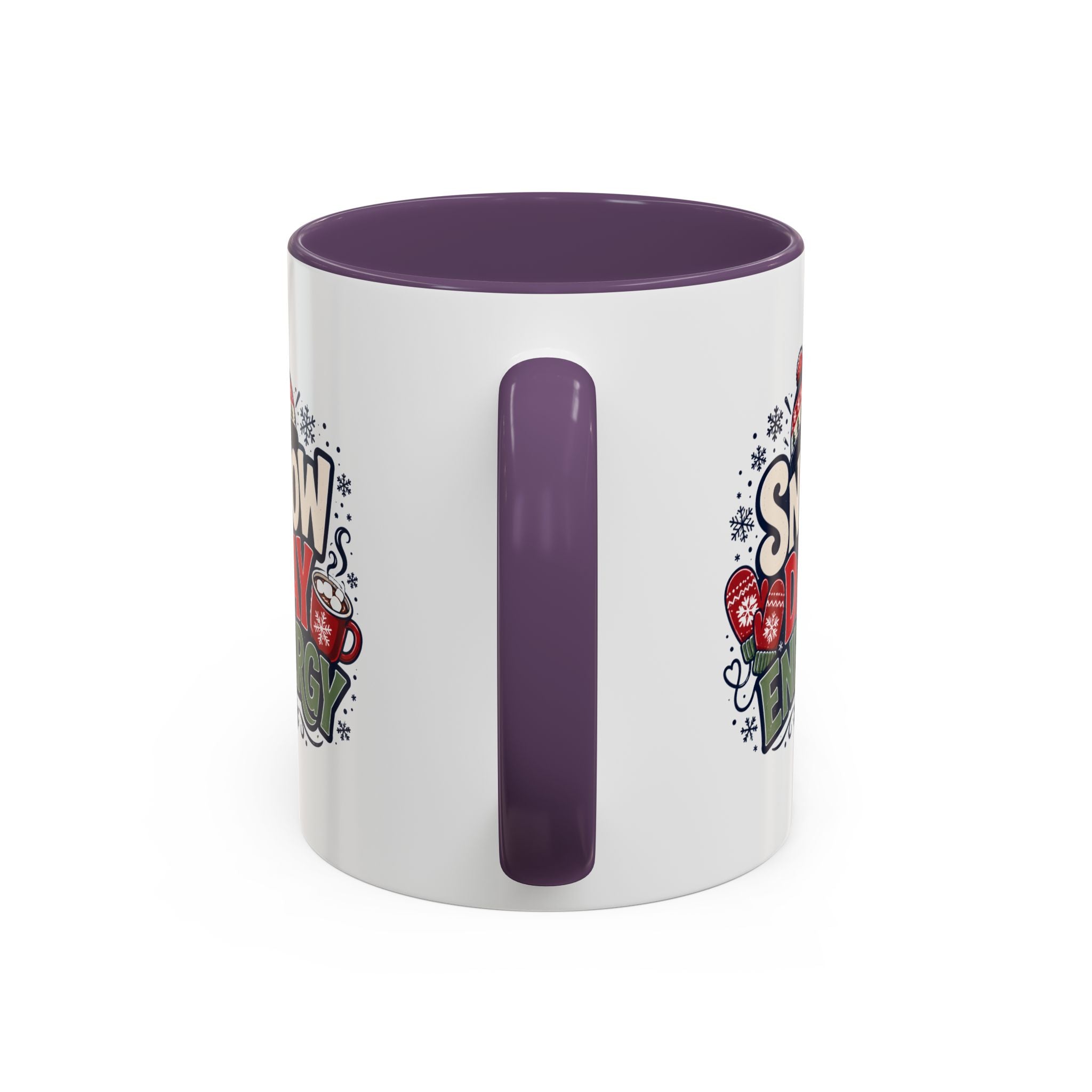 Snow Day Energy Coffee Mug — Winter Hot Cocoa Holiday Drinkware