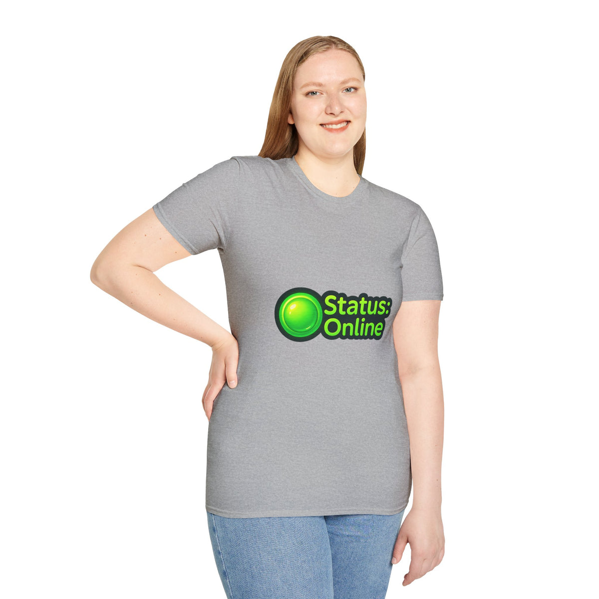 Status Online T-Shirt — Green Online Status Icon Tee - Trending Now - October 2026
