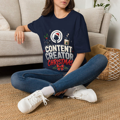 Content Creator Christmas T-Shirt