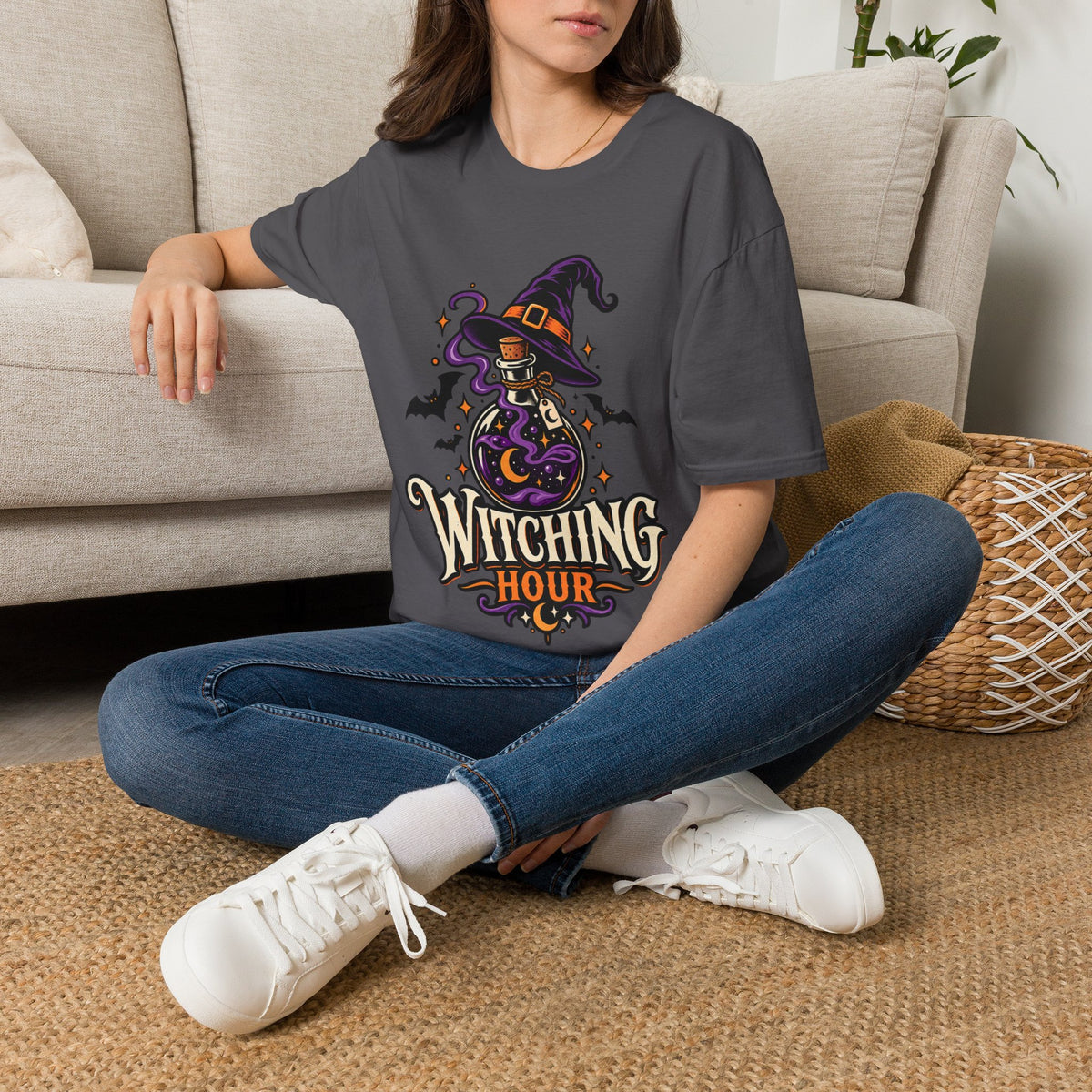 Witching Hour T-Shirt — Halloween Witch Potion Graphic Tee
