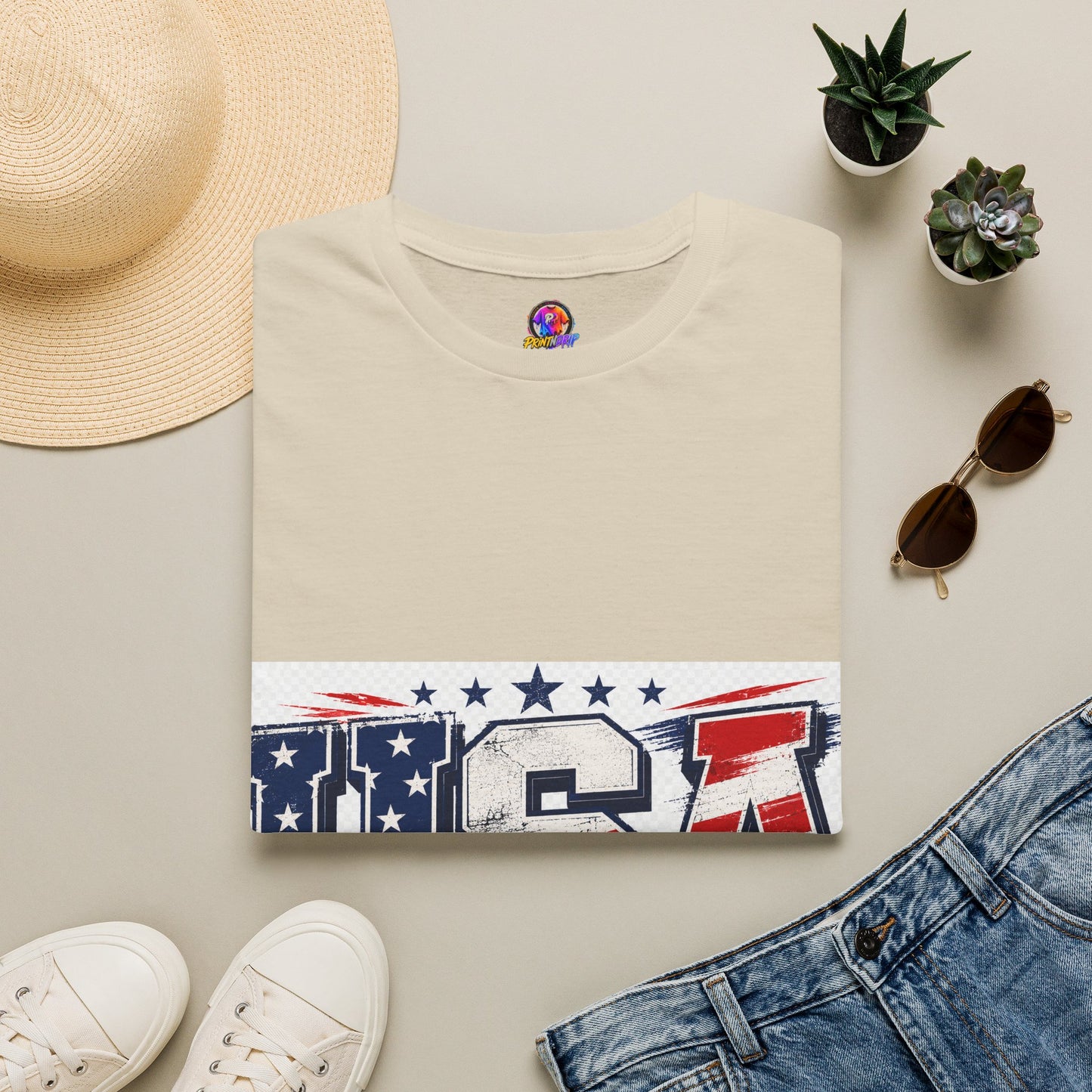 USA Flag Graphic T-Shirt — Patriotic American Pride Tee