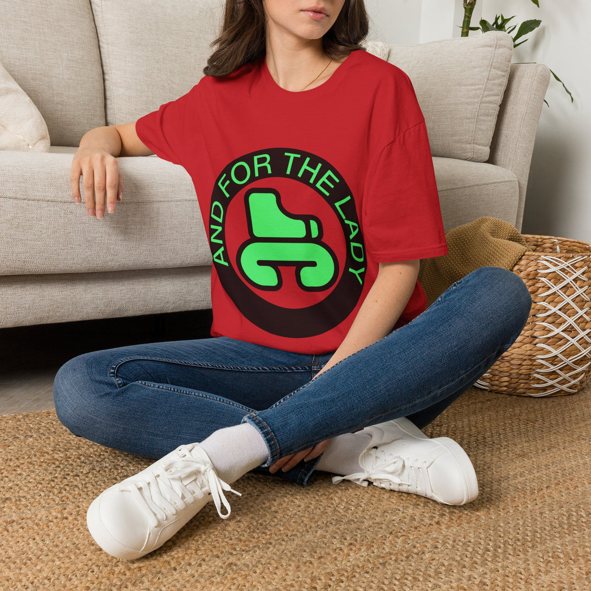 "And For The Lady" Green Monogram Graphic Tee - Trending Now - September 2026