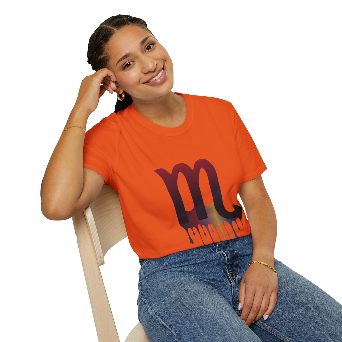 Scorpio Drip Symbol T-Shirt — Zodiac Scorpion Astrology Tee