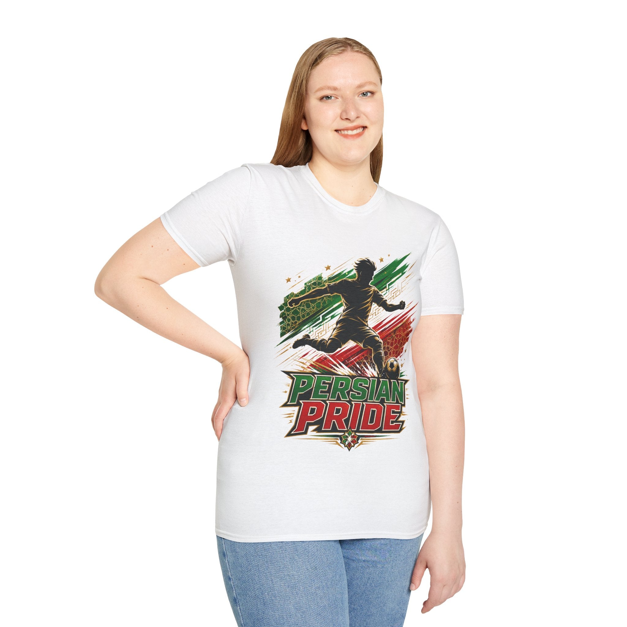 Iran Persian Pride Soccer Tee — Iranian Football Fan T-Shirt
