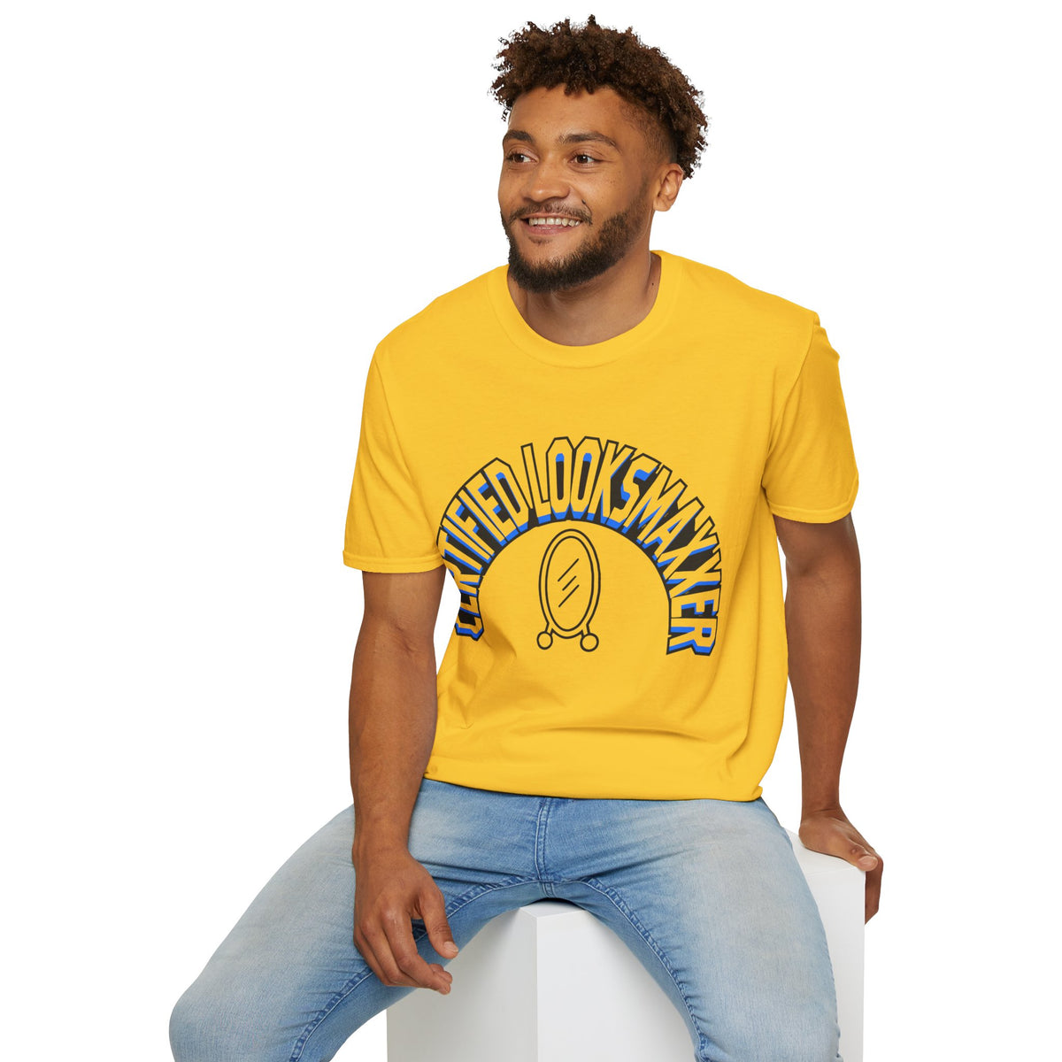 T-Shirt — "Certified Looksmaker" Graphic Tee with Hand Mirror Design - Trending Now - August 2026