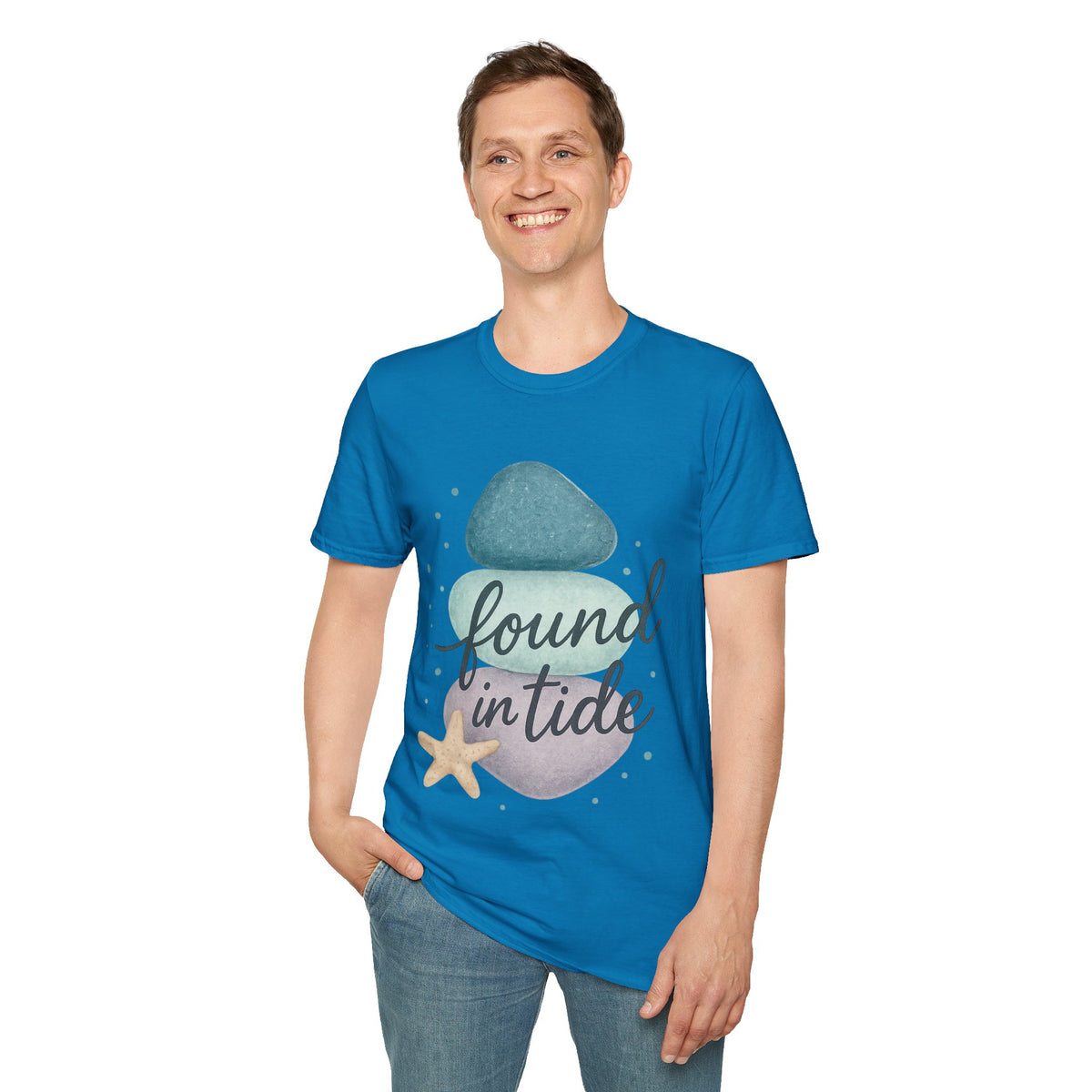 Found My Balance Beach Zen T-Shirt — Stacked Stones & Starfish Relaxation Tee - Trending Now - September 2026