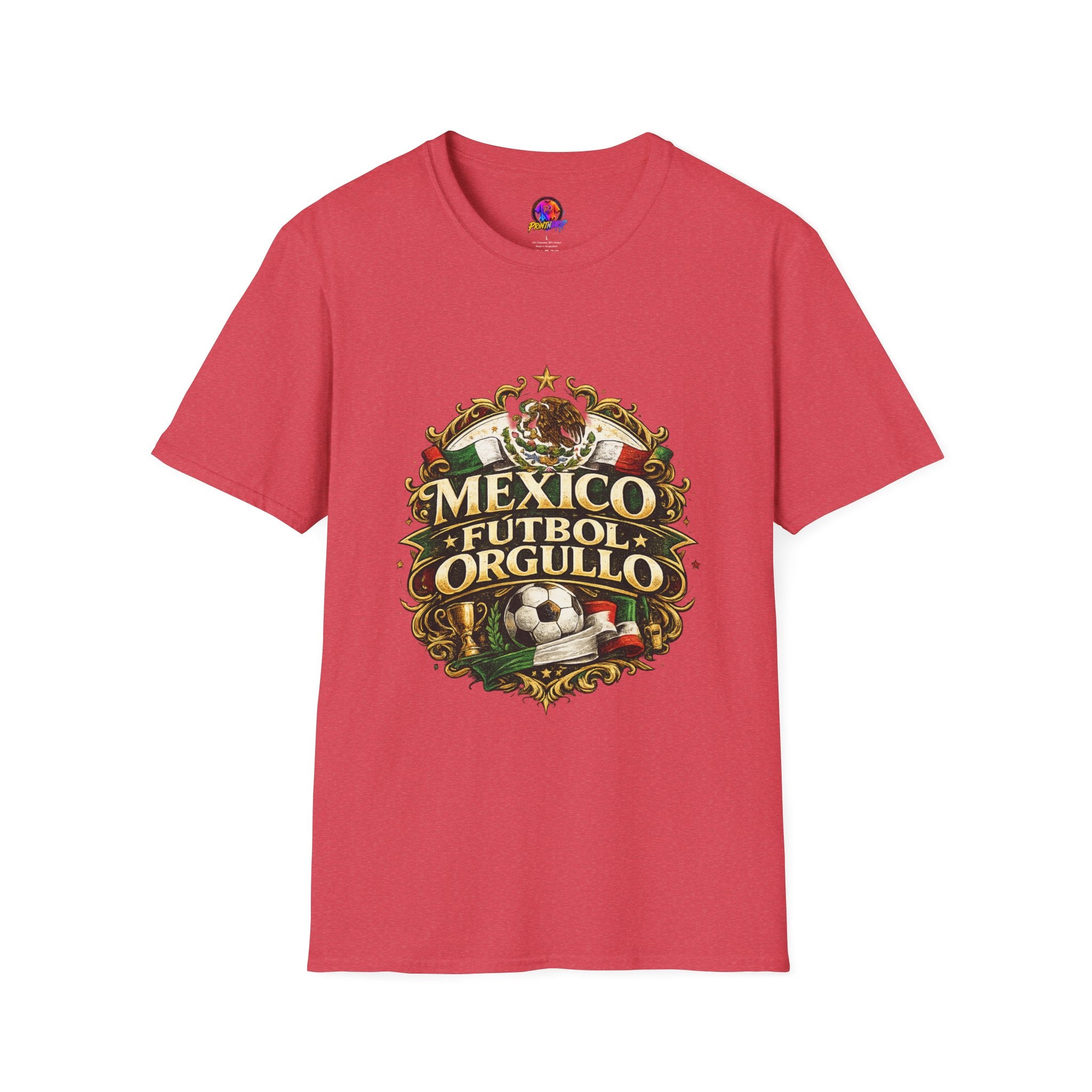 Mexico Fútbol Orgullo T-Shirt — Mexican Soccer Pride Graphic Tee