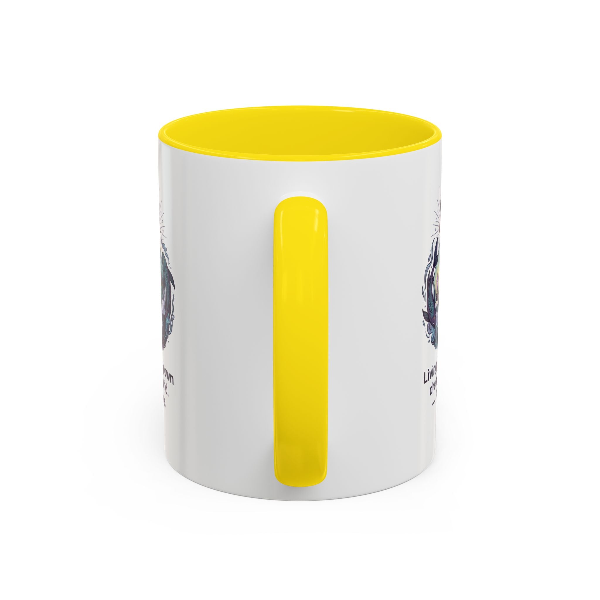 Pisces Coffee Mug — Living in My Own Dreamworld Accent Mug