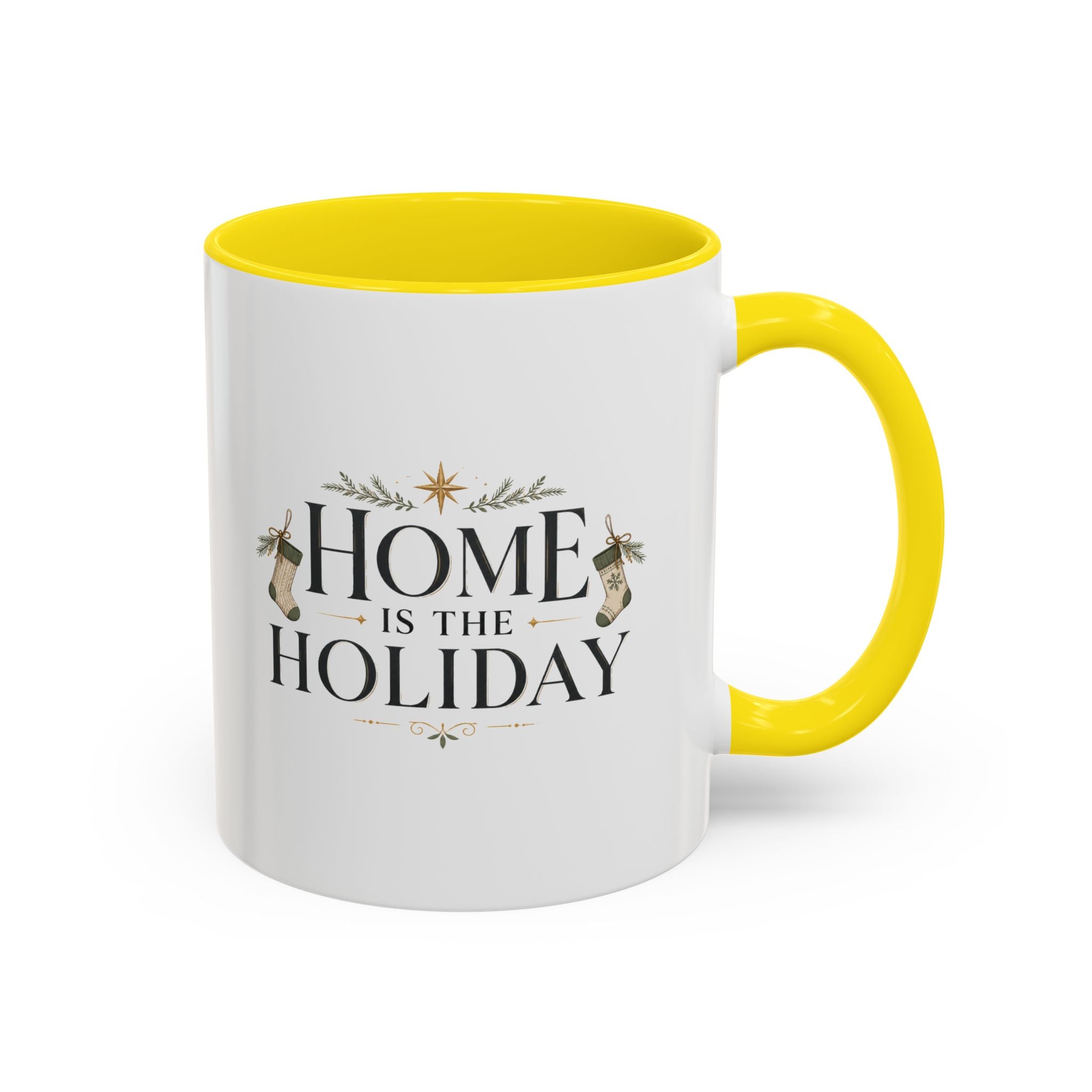 Christmas Home Is the Holiday Coffee Mug — Christmas Holiday Accent Mug