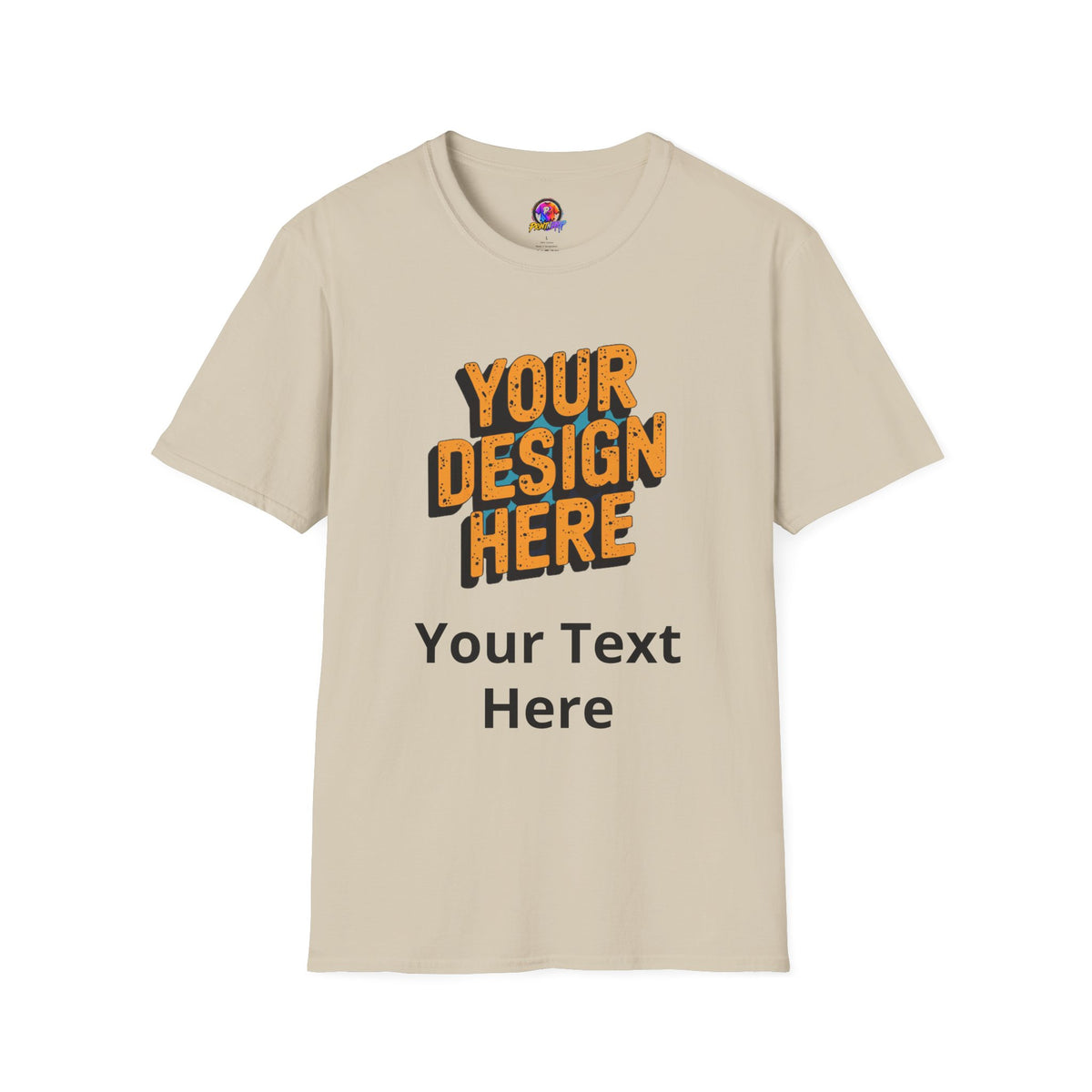 Unisex Softstyle T-Shirt - Personalize Your Own T-Shirt With Choice Of Your Colors And Designs