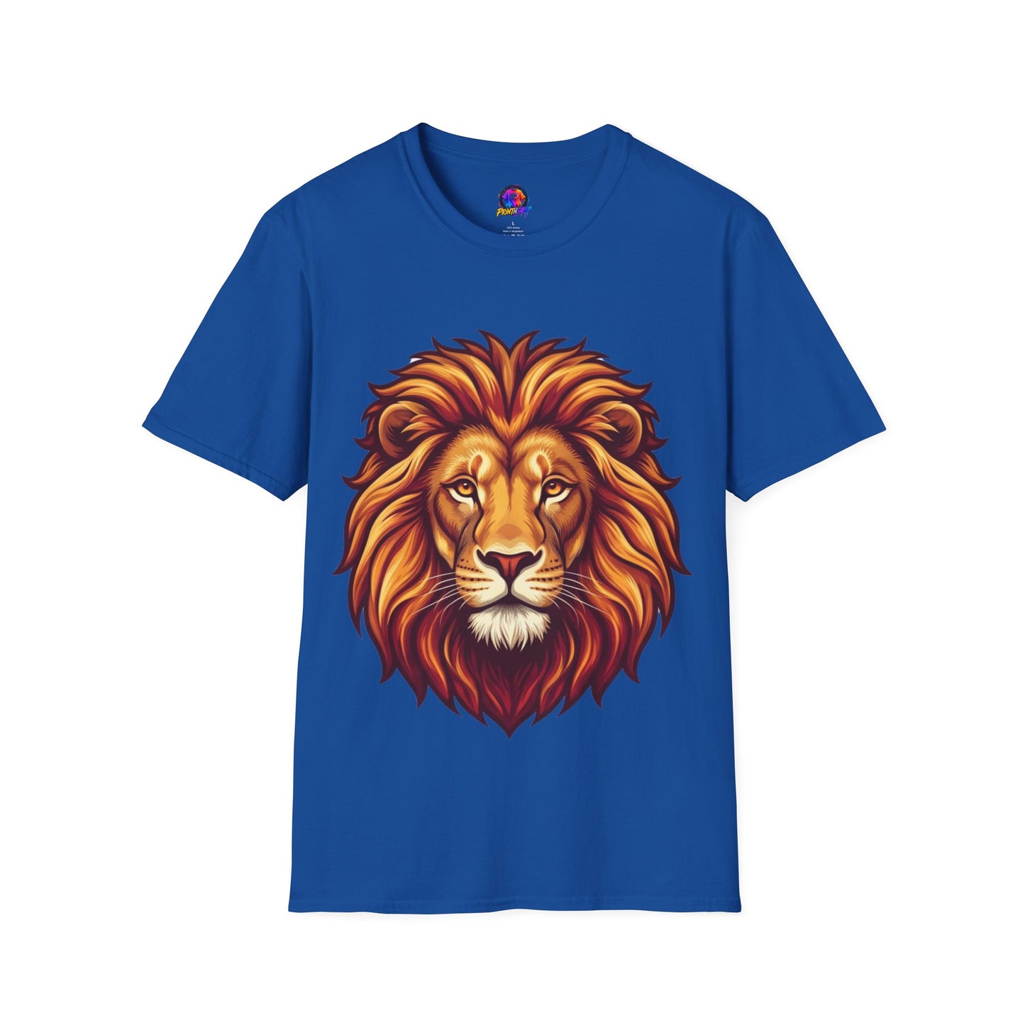 Lion Face T-Shirt — Majestic Lion Head Graphic Tee