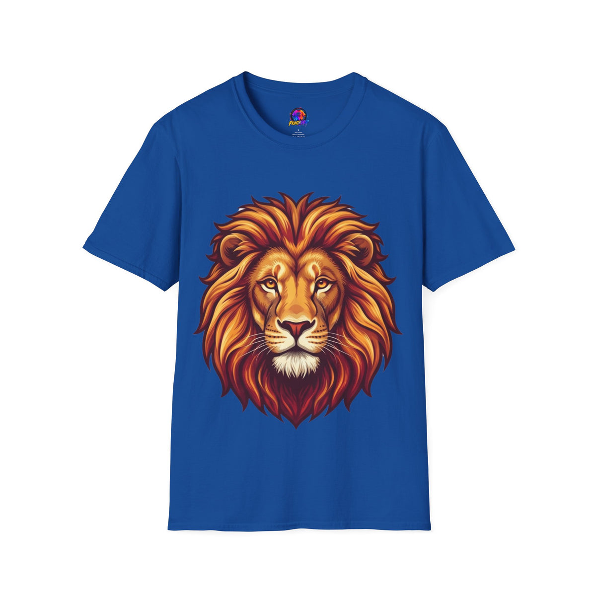 Leo Zodiac Lion Face T-Shirt — Majestic Lion Head Graphic Tee