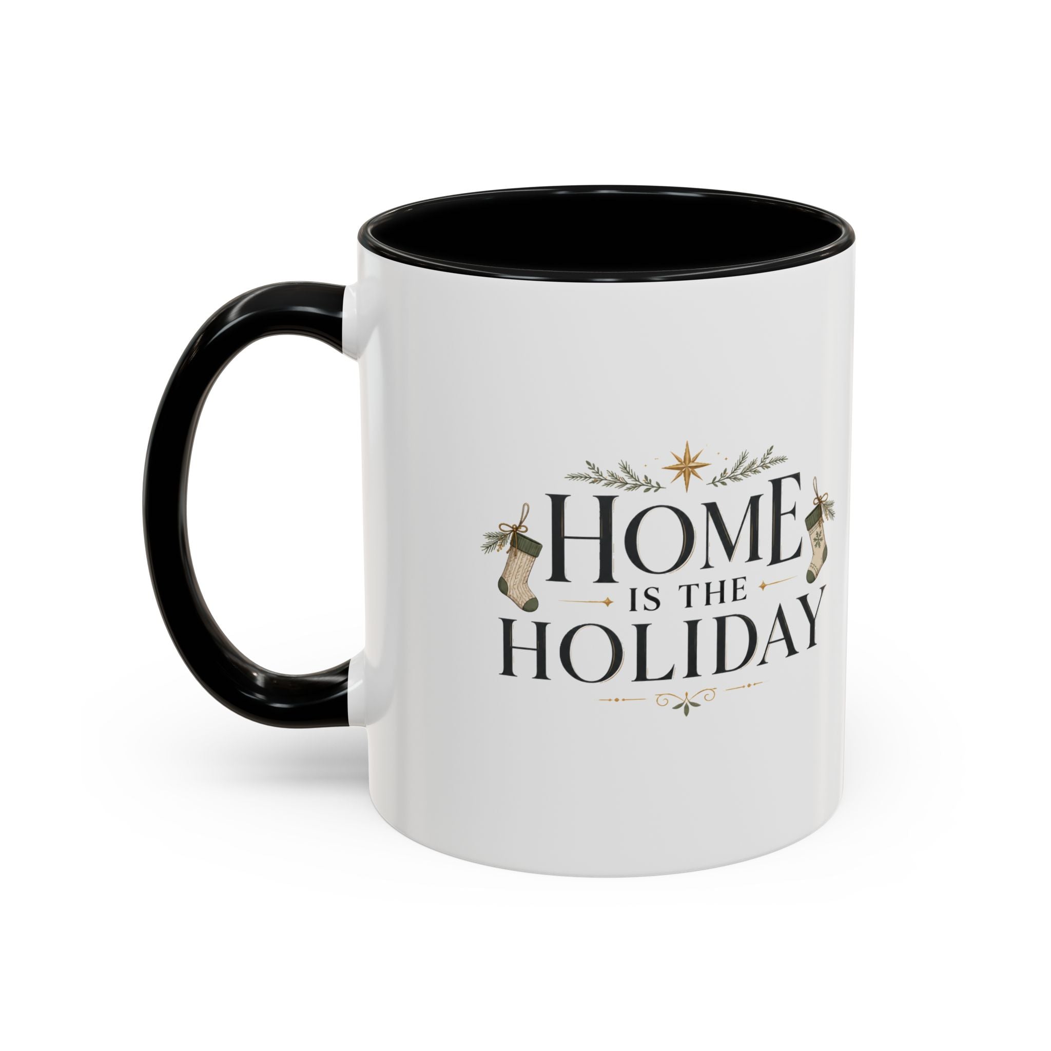 Christmas Home Is the Holiday Coffee Mug — Christmas Holiday Accent Mug