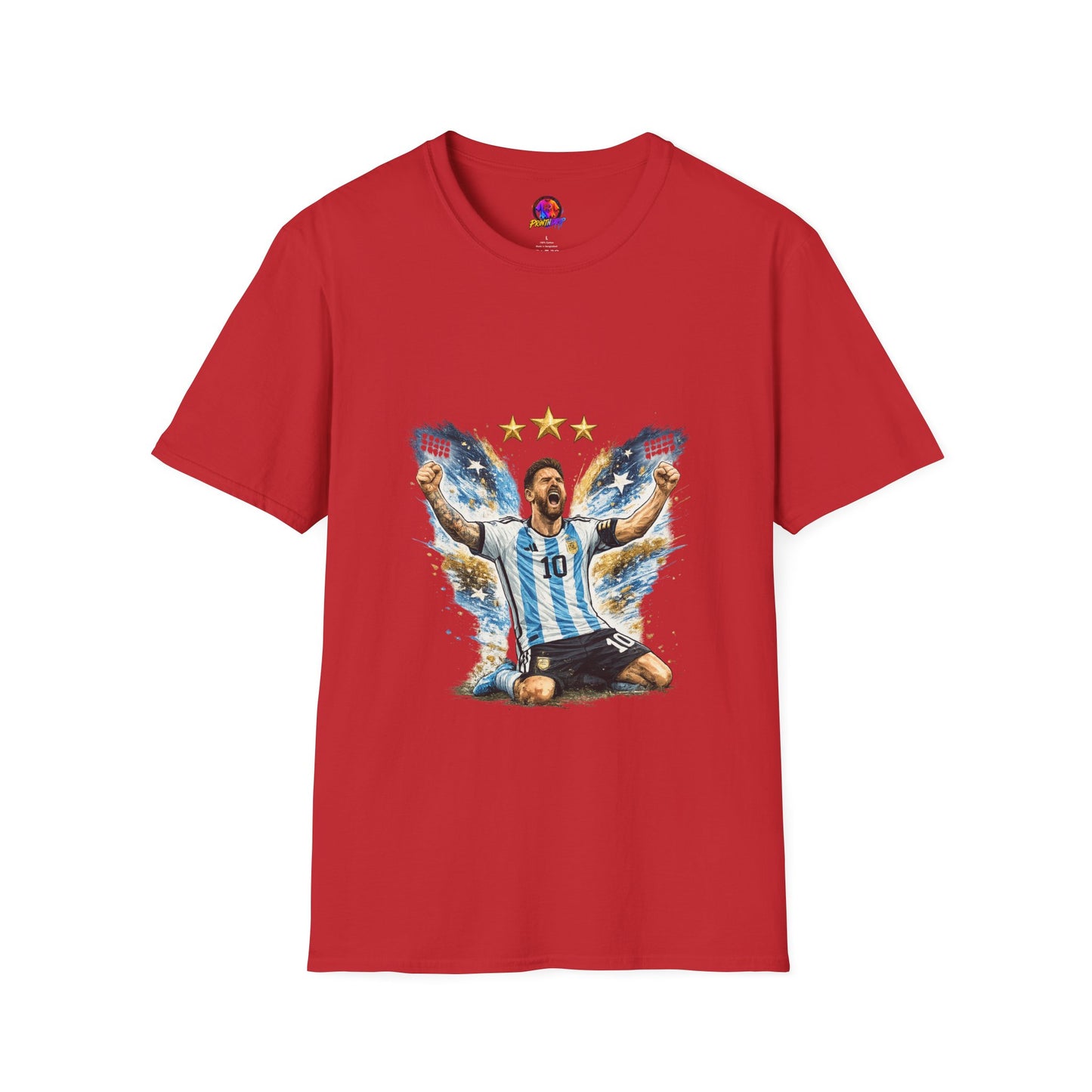 Argentina Soccer Legend Argentina T-Shirt — Celebratory Messi Design
