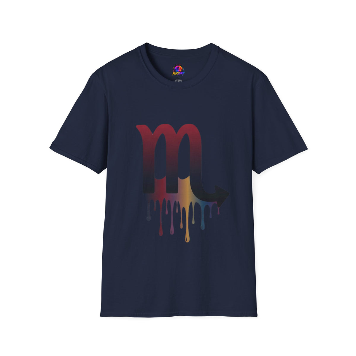 Scorpio Drip Symbol T-Shirt — Zodiac Scorpion Astrology Tee