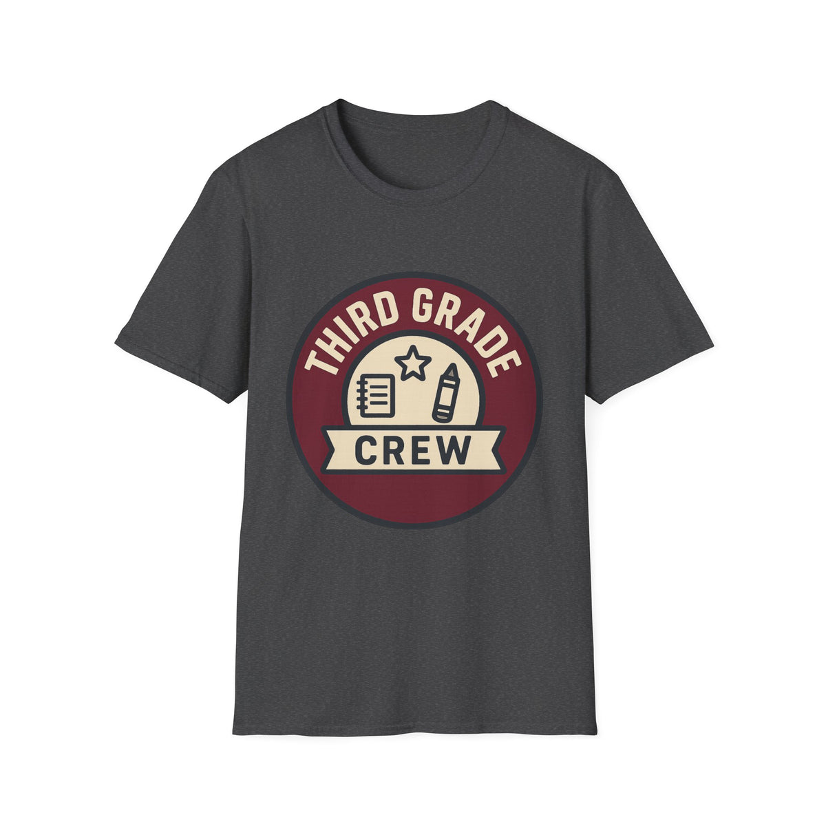 Third Grade Crew T-Shirt — Retro School Teacher & Student Tee - Trending Now - August 2026