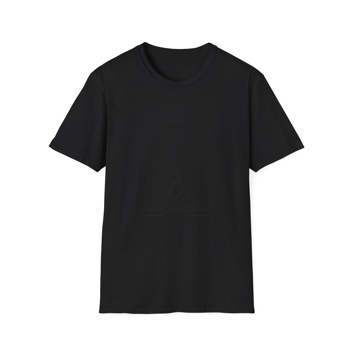 Minimal "SIX" Graphic T-Shirt — Clean Numeral Tee with Seven Energy Symbol - Trending Now - August 2026