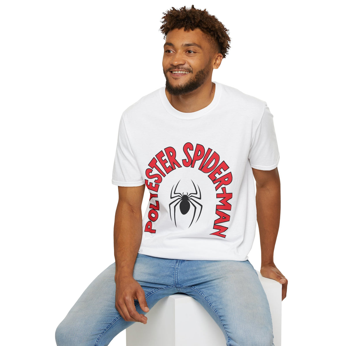 Spider Graphic T-Shirt — "Polyester Spiderman" Retro Spider Logo Tee - Trending Now - August 2026