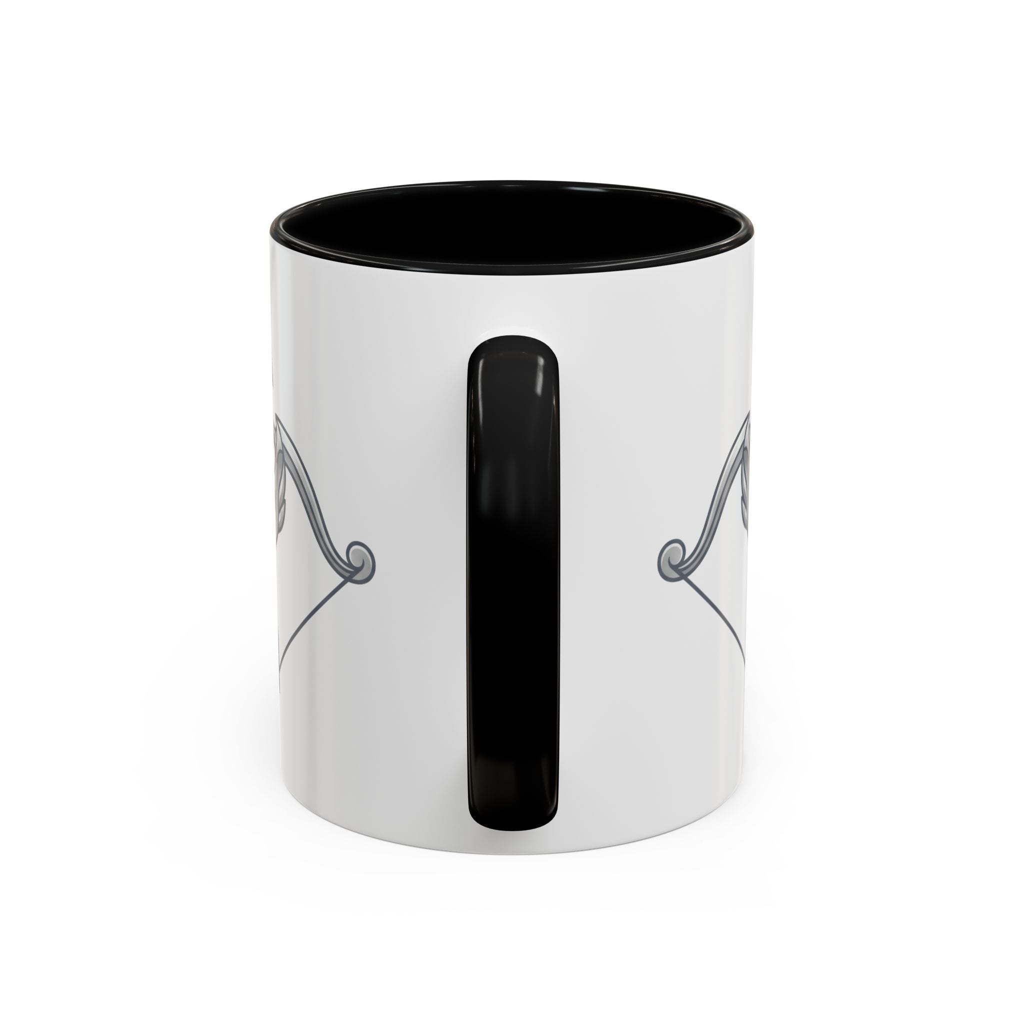 Sagittarius Bow & Arrow Accent Coffee Mug – Zodiac Sagittarius Astrology Gift