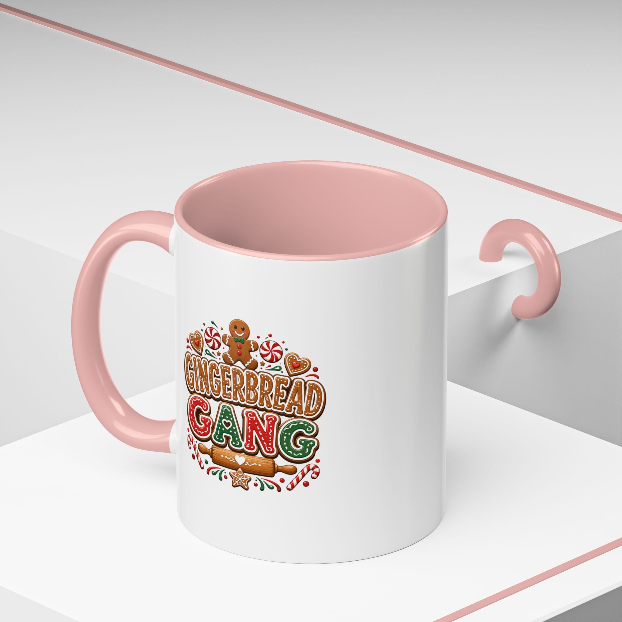 Gingerbread Gang Coffee Mug – Holiday Baking Christmas Cocoa Mug