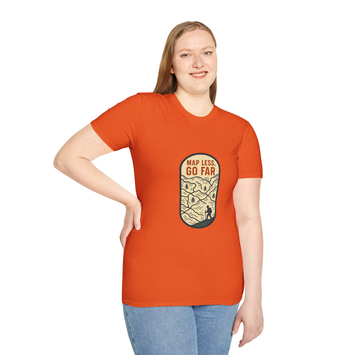 Map Less Go Far T‑Shirt — Vintage Adventure Travel Tee - Trending Now - August 2026