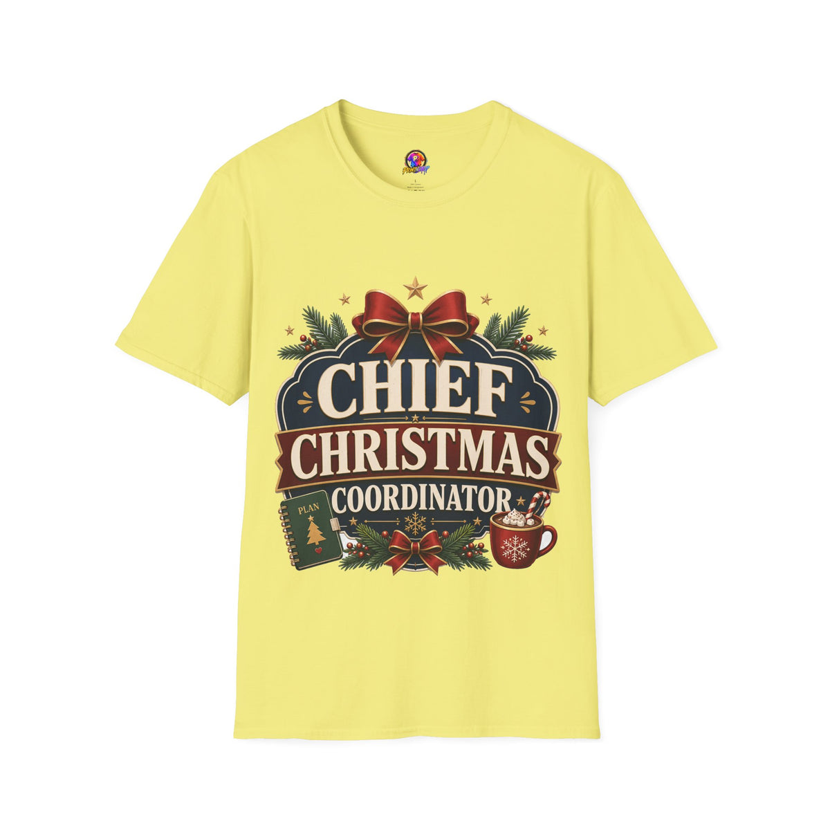 Christmas T-Shirt — "Chief Christmas Coordinator" Holiday Graphic Tee