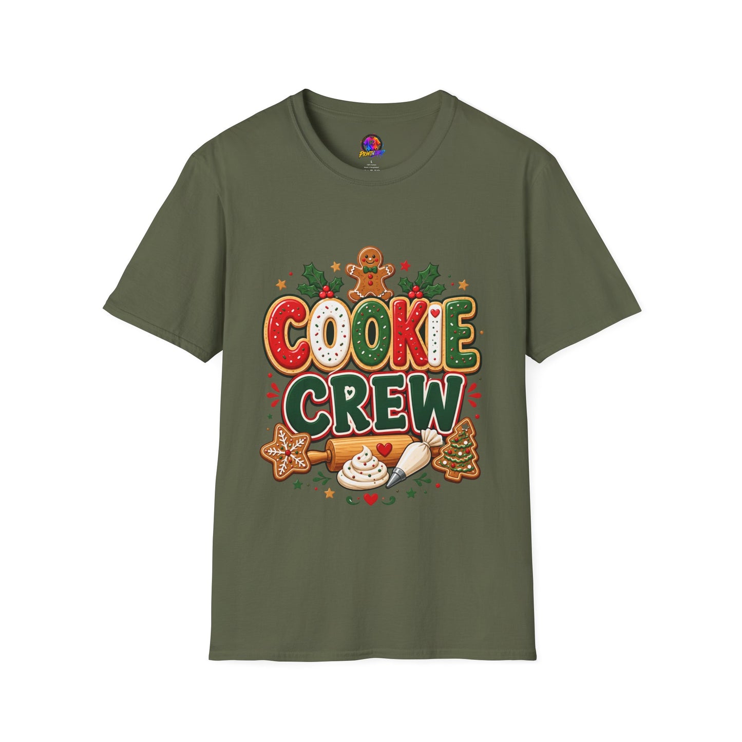 Cookie Crew T-Shirt — Christmas Gingerbread Holiday Tee