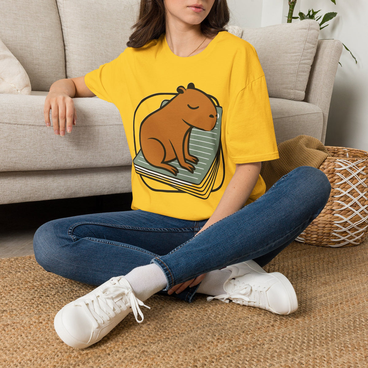 Capybara Nap T-Shirt — Cute Relaxed Capybara Illustration Tee - Trending Now - August 2026