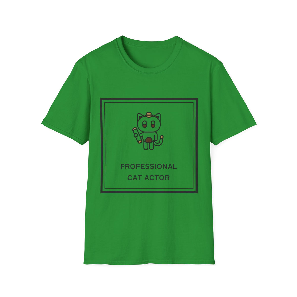 Cat T‑Shirt — "Professional Cat Actor" Cute Cartoon Tee - Trending Now - August 2026