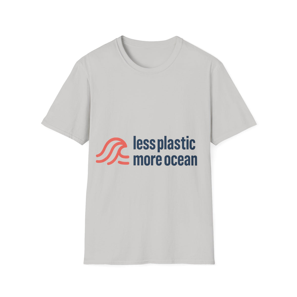 Minimal Wave Logo T‑Shirt — Subtle Red & Blue Surf Graphic- Trending Now - September 2026