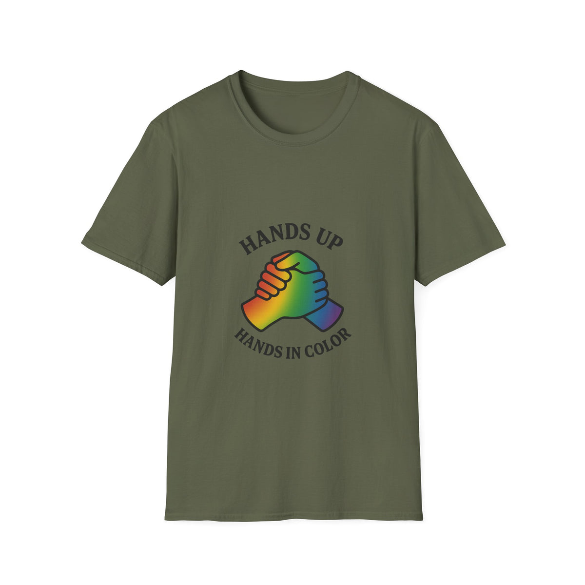 Hands Up Rainbow Hands in Color T-Shirt - Trending Now - October 2026