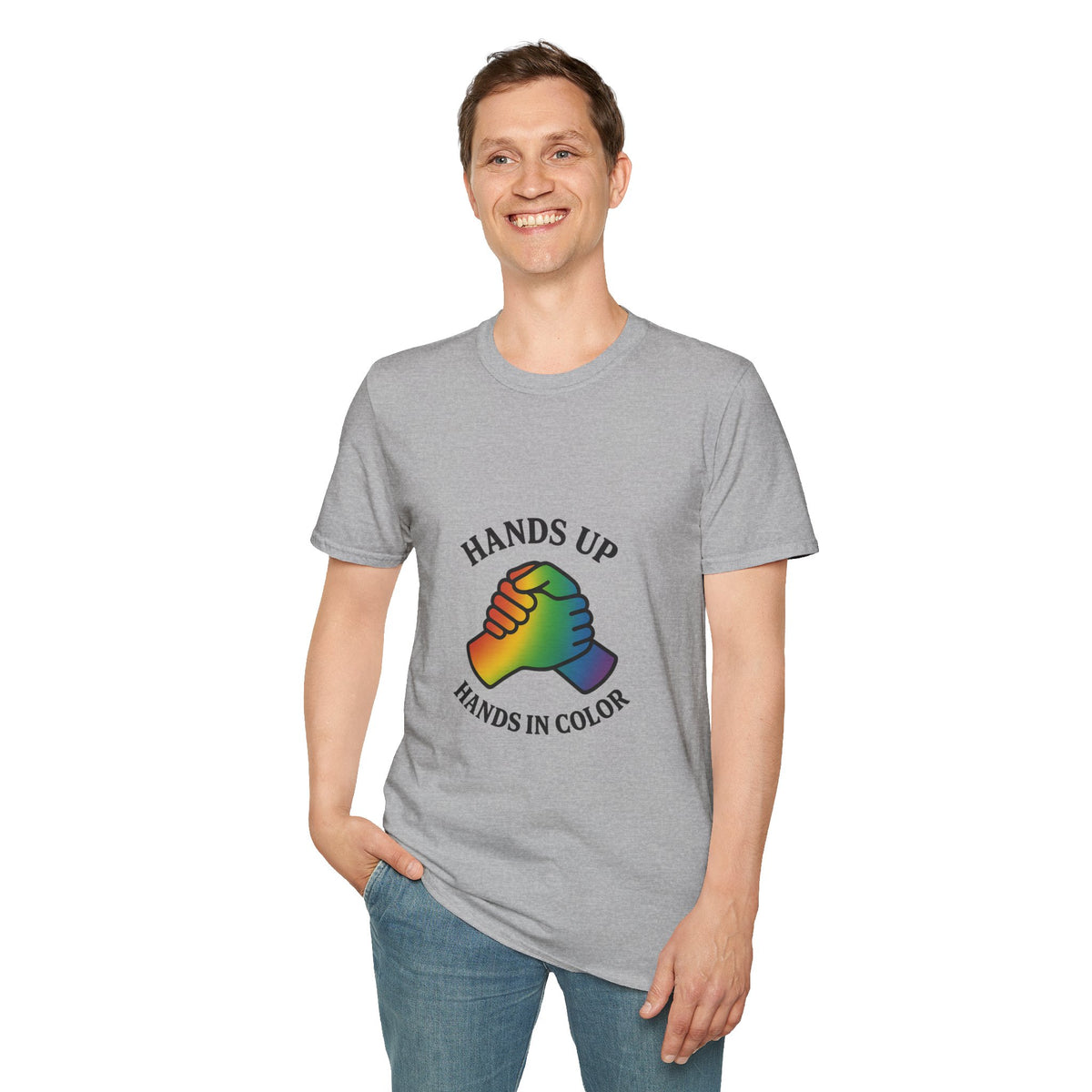 Hands Up Rainbow Hands in Color T-Shirt - Trending Now - October 2026