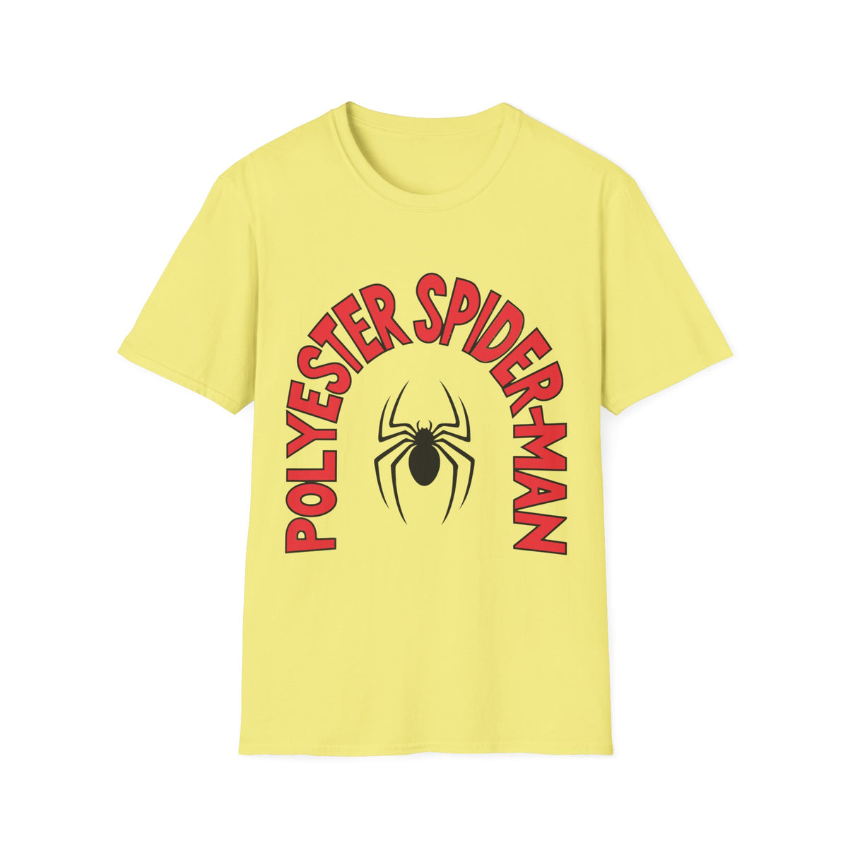 Spider Graphic T-Shirt — "Polyester Spiderman" Retro Spider Logo Tee - Trending Now - August 2026