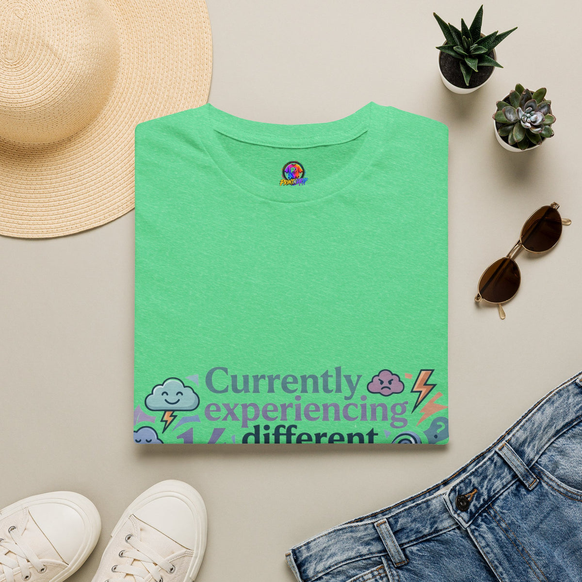 Currently Experiencing 14 Different Moods Simultaneously T-Shirt
