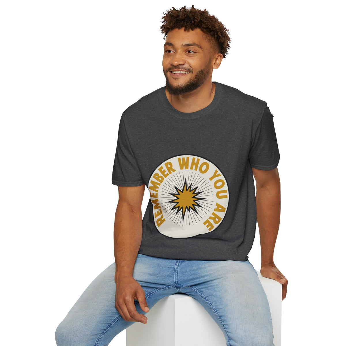 Remember Who You Are T-Shirt — Inspirational Retro Sunburst Tee - Trending Now - August 2026