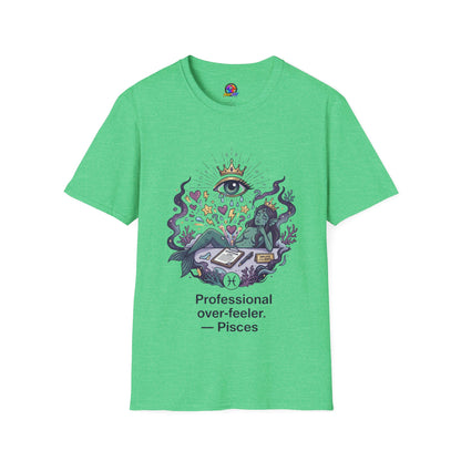 Mystic Eye Graphic T‑Shirt — 'Professional Over‑Feeler' Surreal Tee