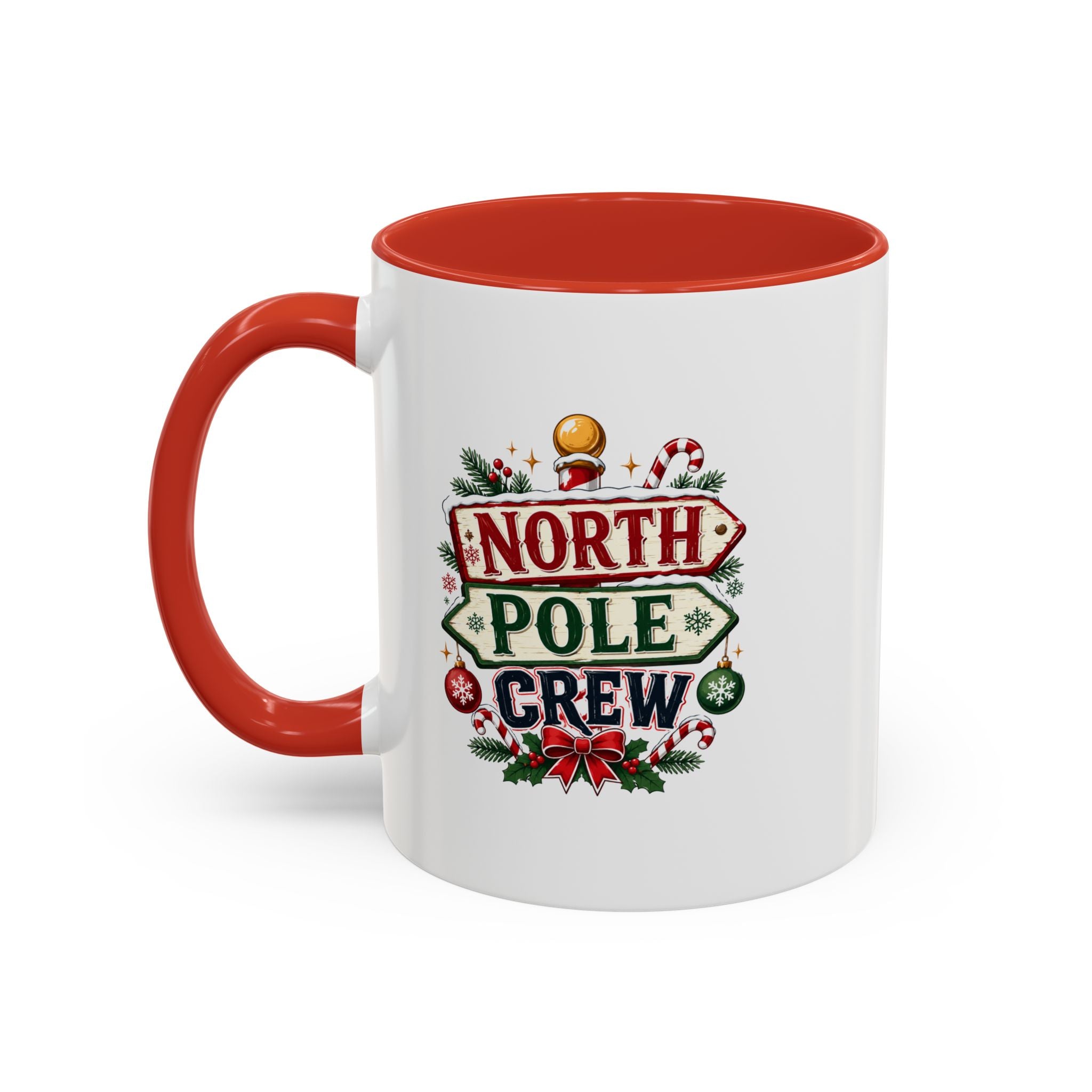 Accent Coffee Mug North Pole Crew