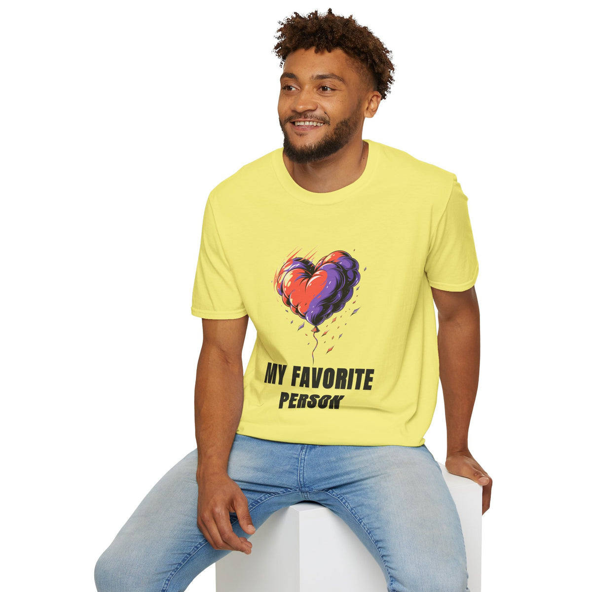 Heart Graphic T-Shirt — "My Favorite Person" Casual Tee - Trending Now - August 2026
