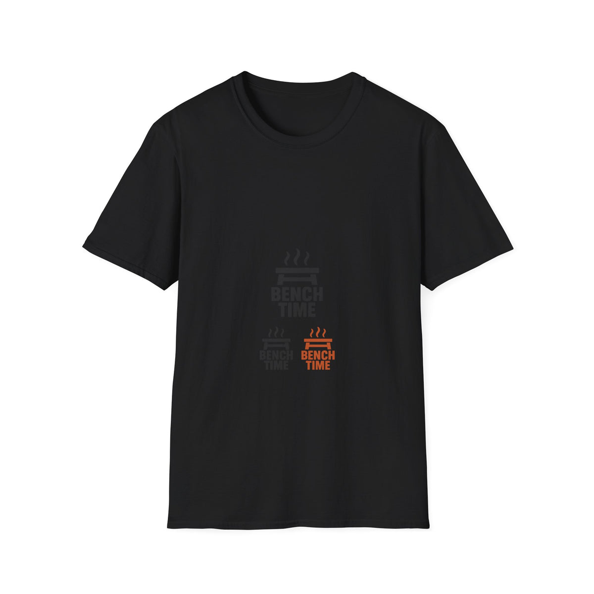 "Bench Time" Retro Sauna Bench Graphic Tee - Minimalist Heat Therapy White T-Shirt - Trending Now - September 2026
