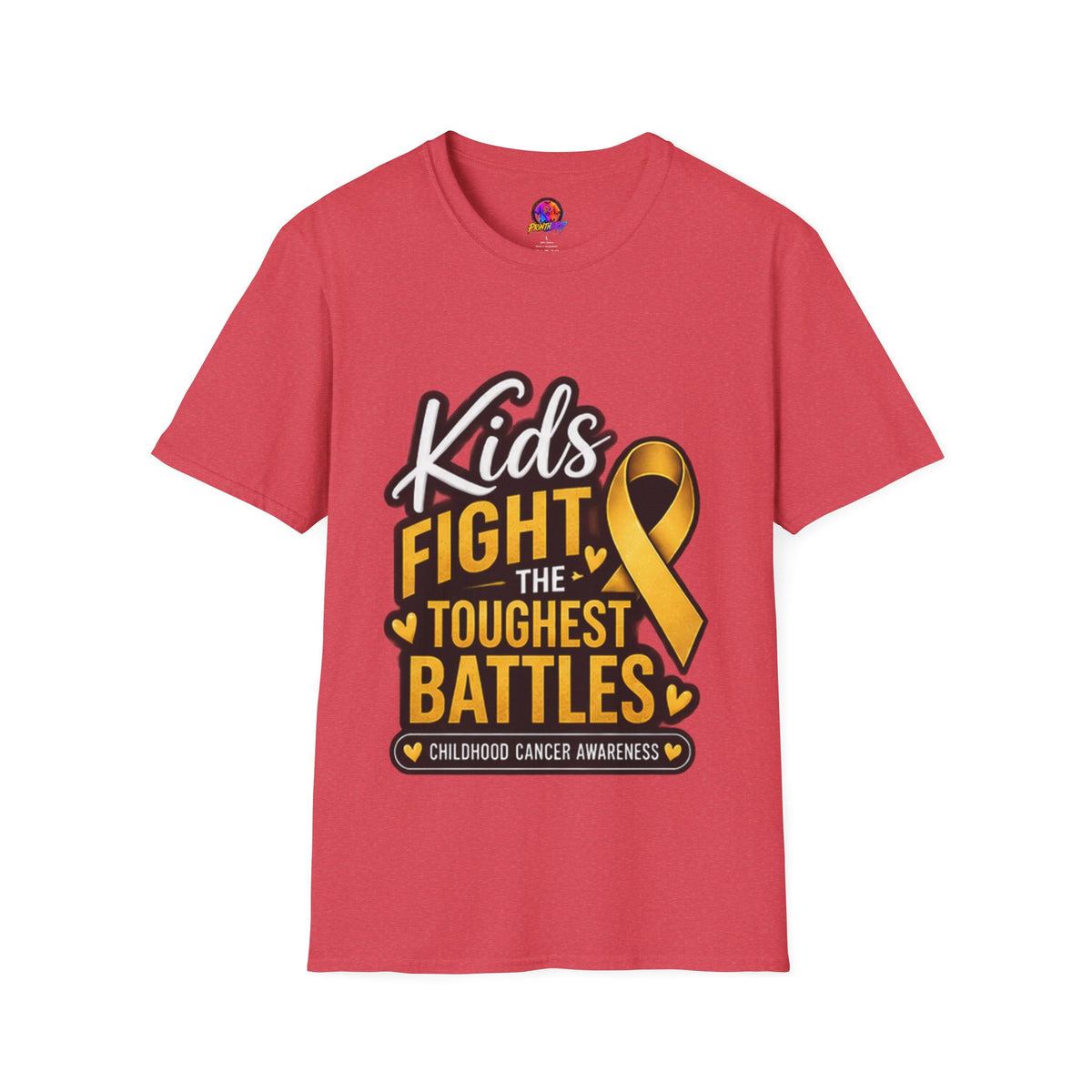 Kids Fight the Toughest Battles Childhood Cancer Awareness T-Shirt