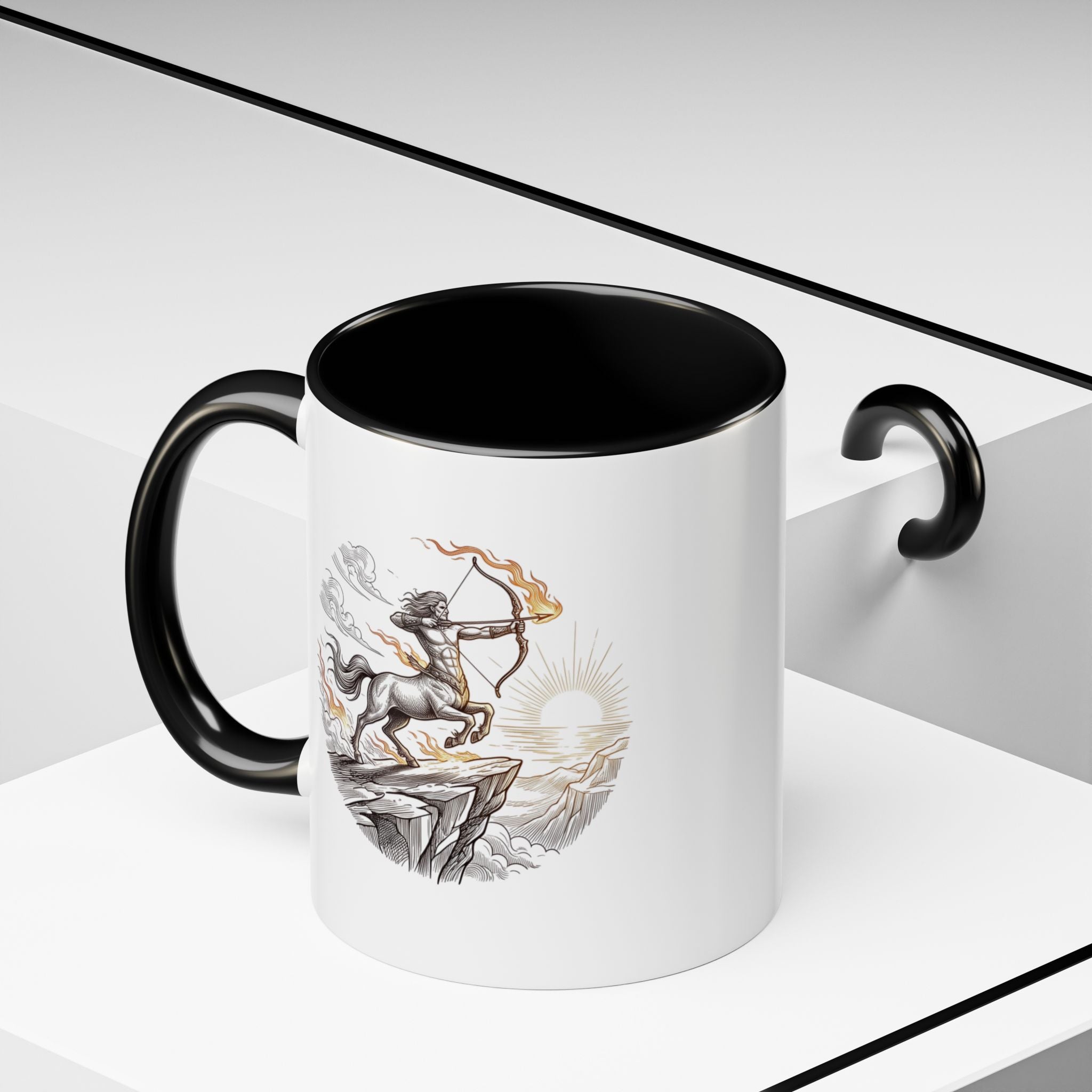 Centaur Archer Coffee Mug — Mythic Sagittarius Design Accent Mug