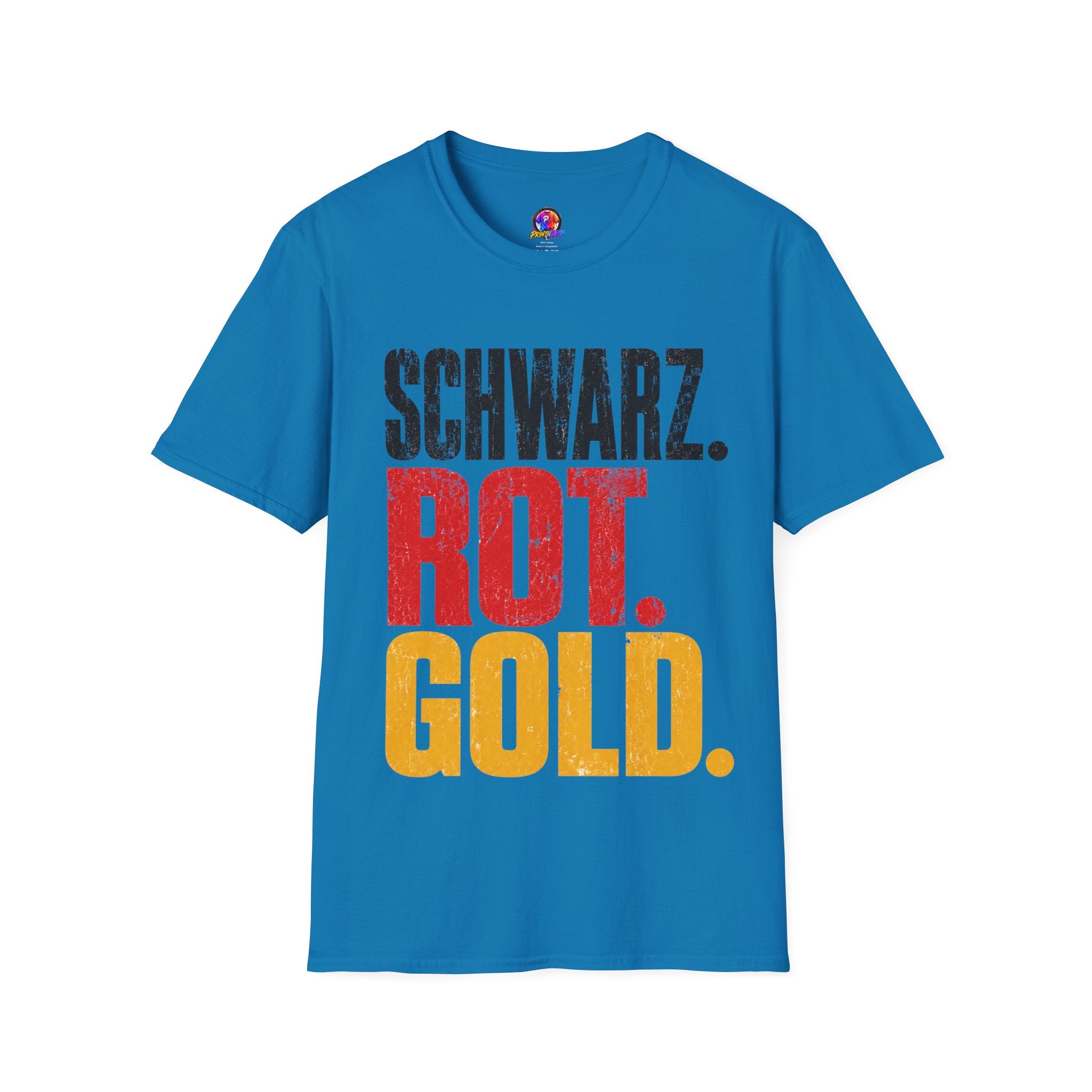 Germany Schwarz Rot Gold T-Shirt — German Flag Pride Graphic Tee