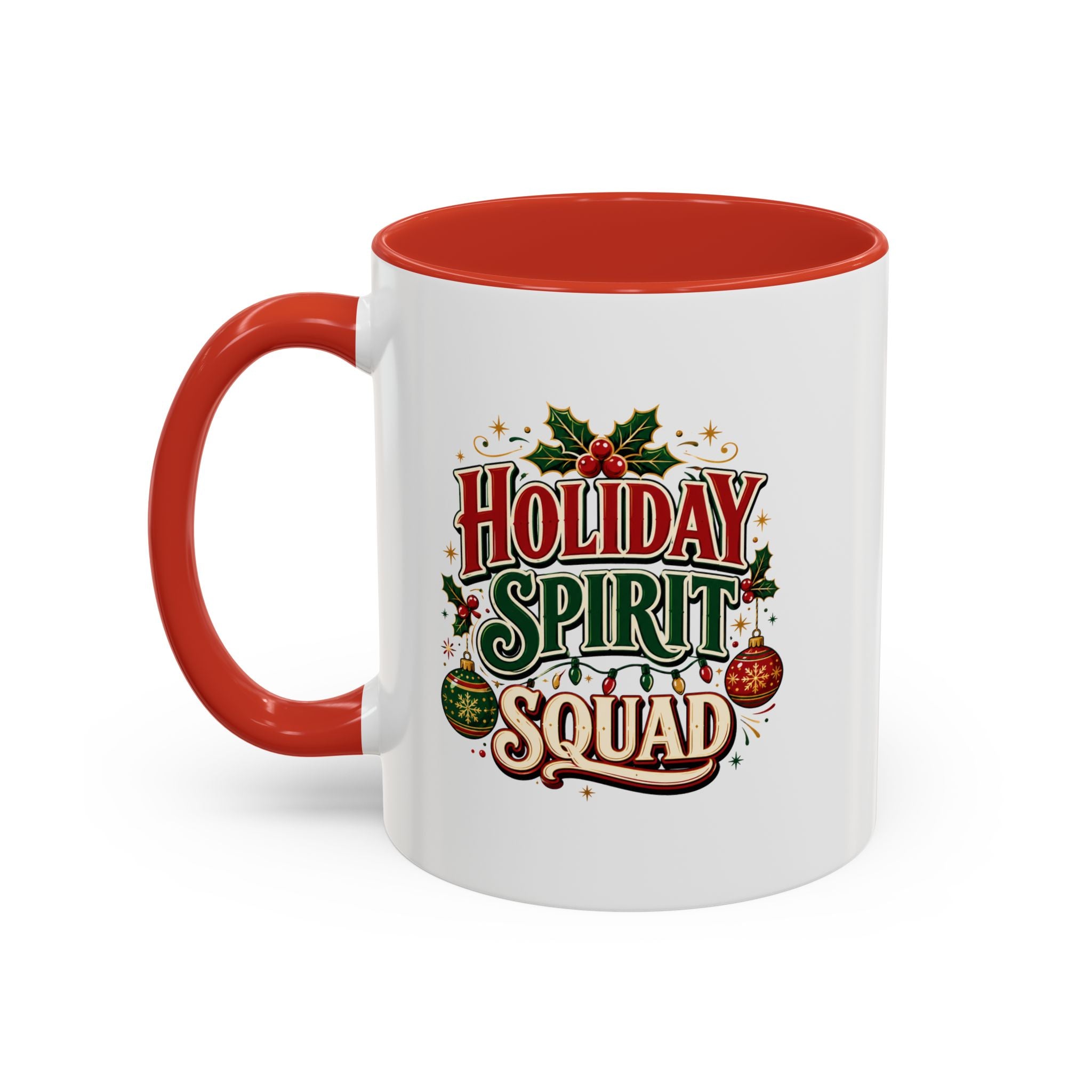 Accent Coffee Mug Holiday Spirit Squad
