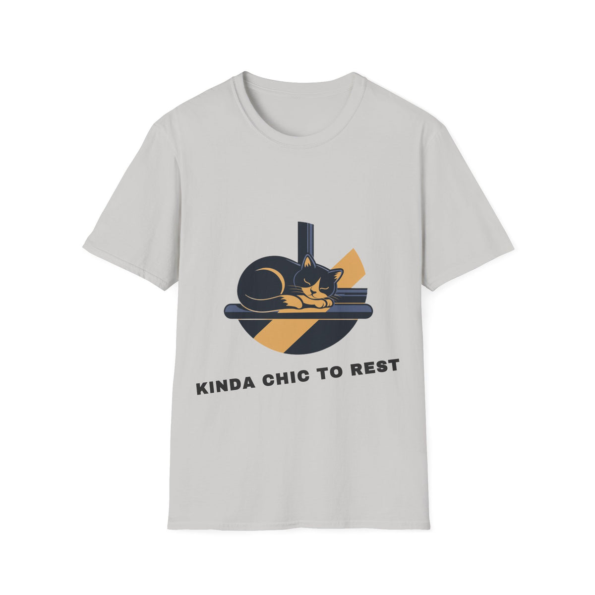 Cat Resting T-Shirt — "Kinda Chic to Rest" Graphic Tee - Trending Now - September 2026